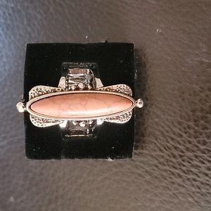 New! Silver & Brown Ring
